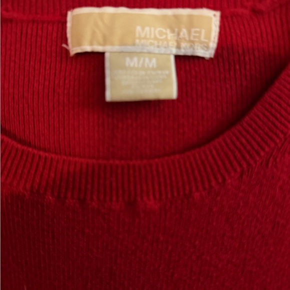 Michael Kors Red Dress with hem imperfection see pics - Picture 2 of 4
